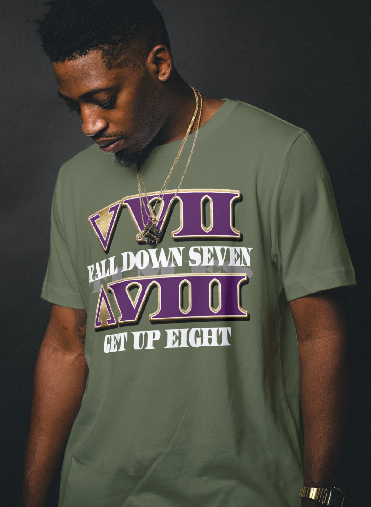 FALL DOWN SEVEN TIMES GET BACK UP EIGHT Design By Waymaker Designs Inc. image 5