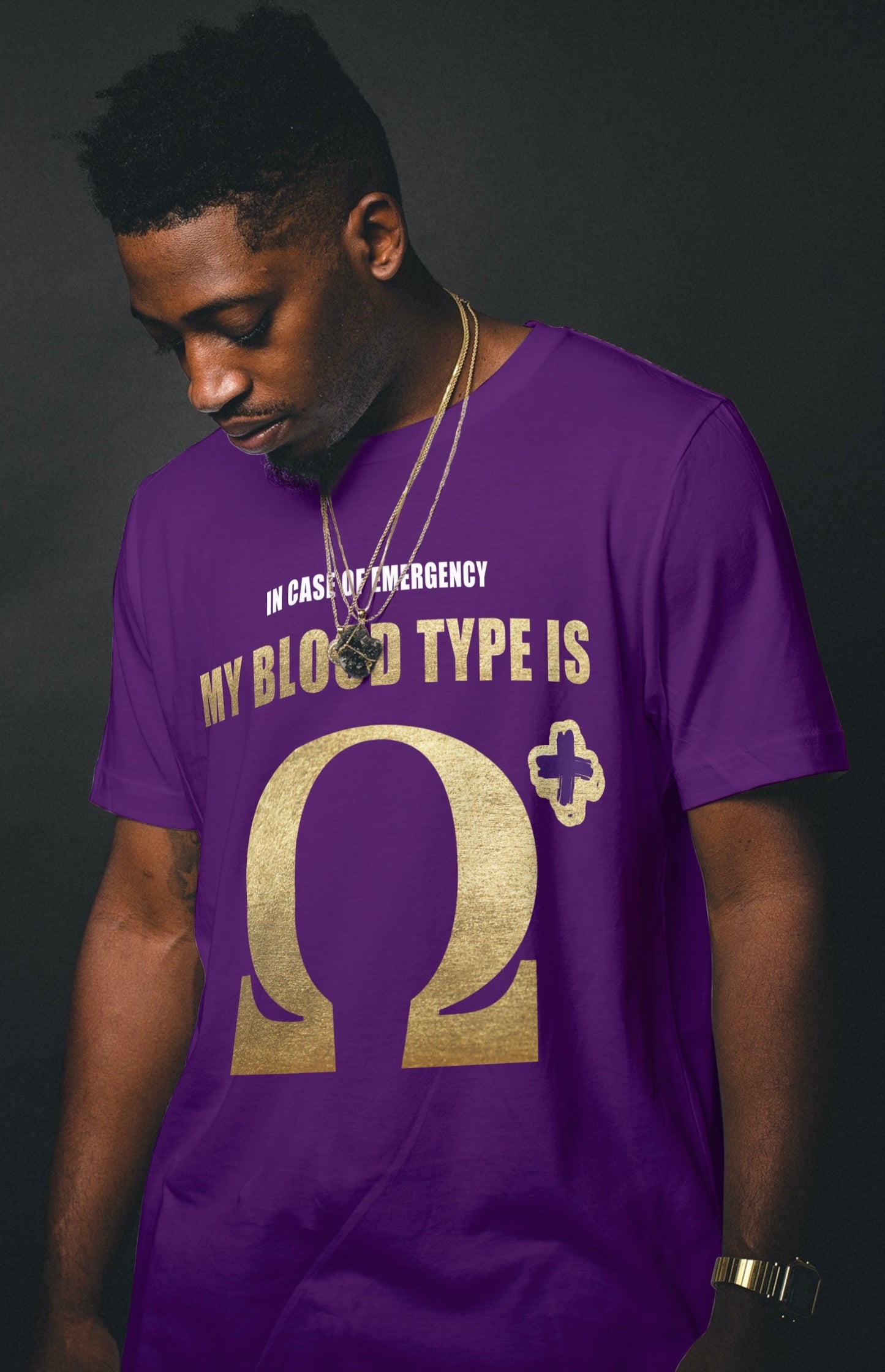 My Blood Type Is Design by Waymaker Designs Inc image 0