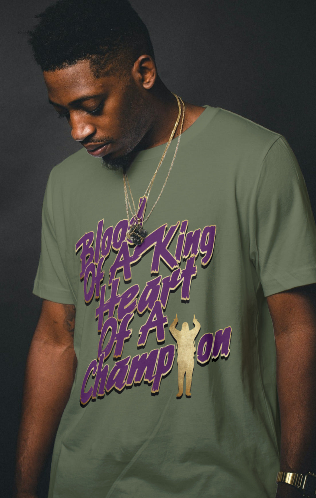 BLOOD OF A KING HEART OF A CHAMPION Design By Waymaker Designs Inc. image 1