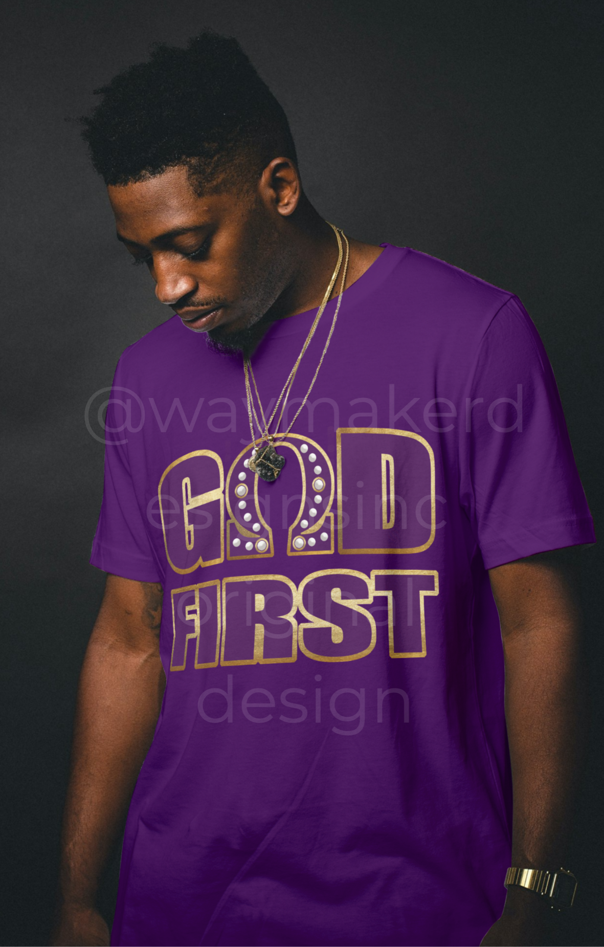 GOD FIRST design by Waymaker Desig image 0