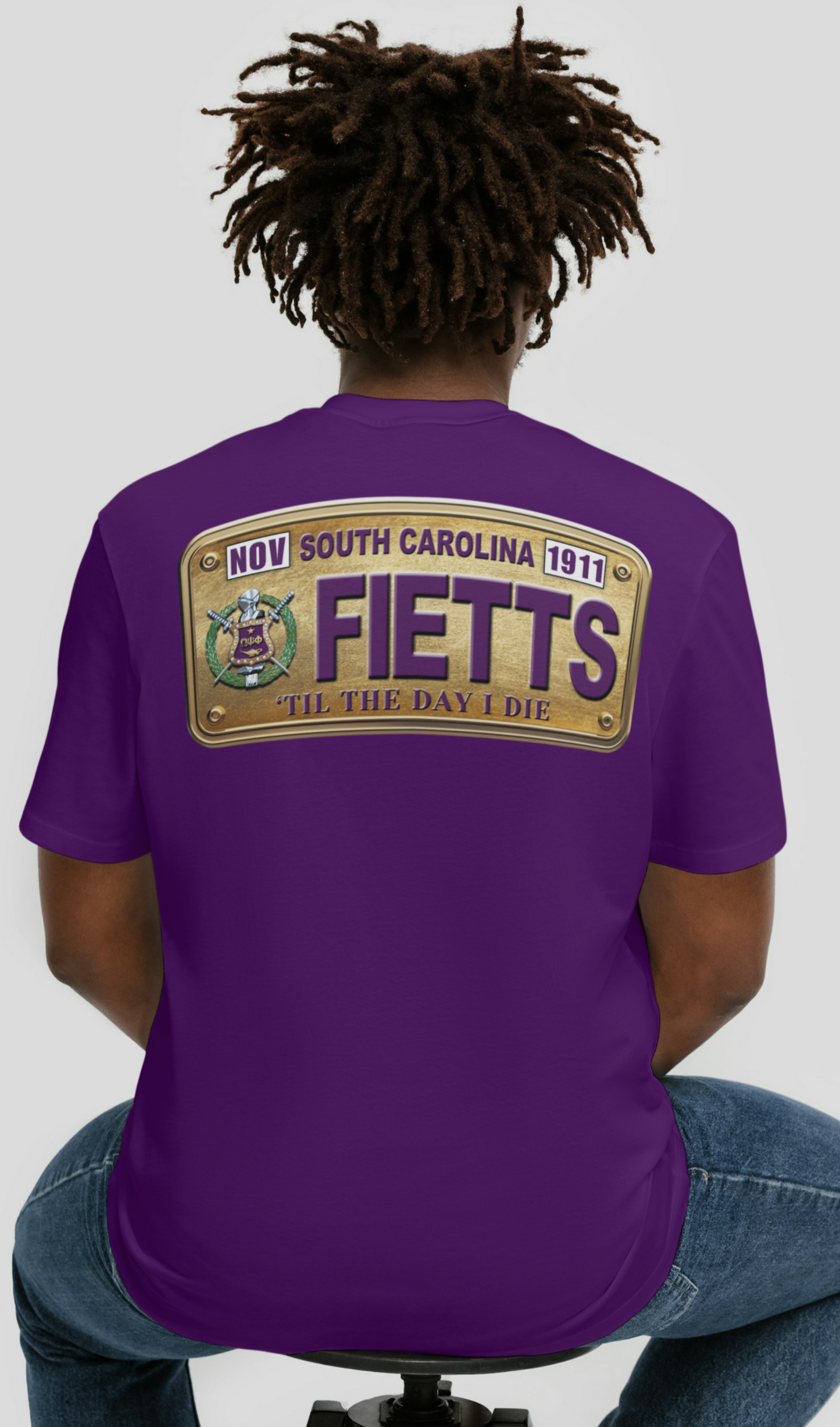 Classic Que State Plate Double Sided Design By Waymaker Designs Inc. image 1