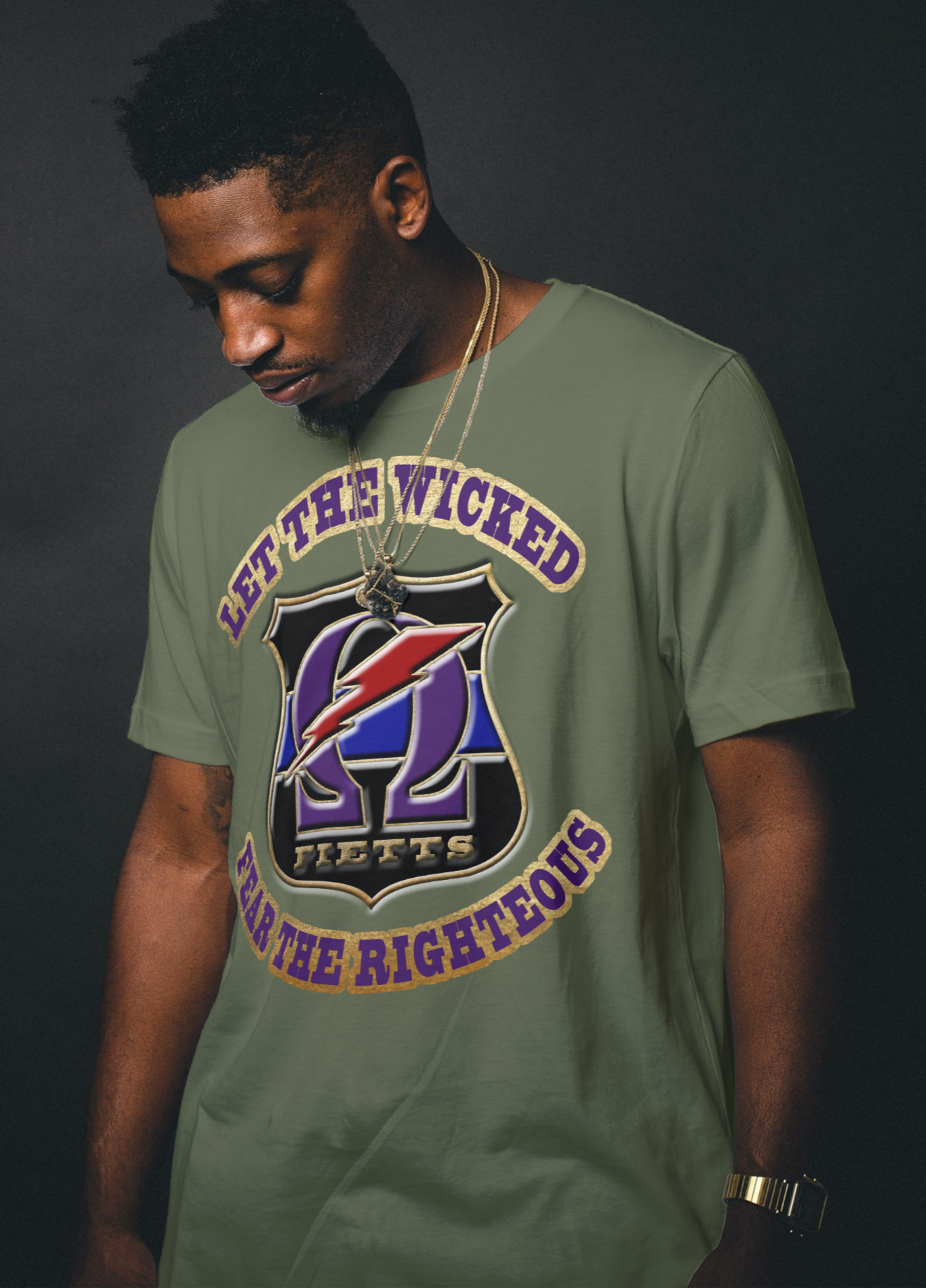 Fear The Righteous Law Enforcement Bruhz design by Waymaker image 1