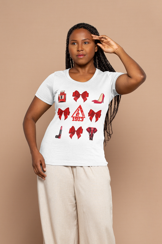 Delta Sigma Theta Coquette Bow Design By Waymaker Designs Inc. image 1