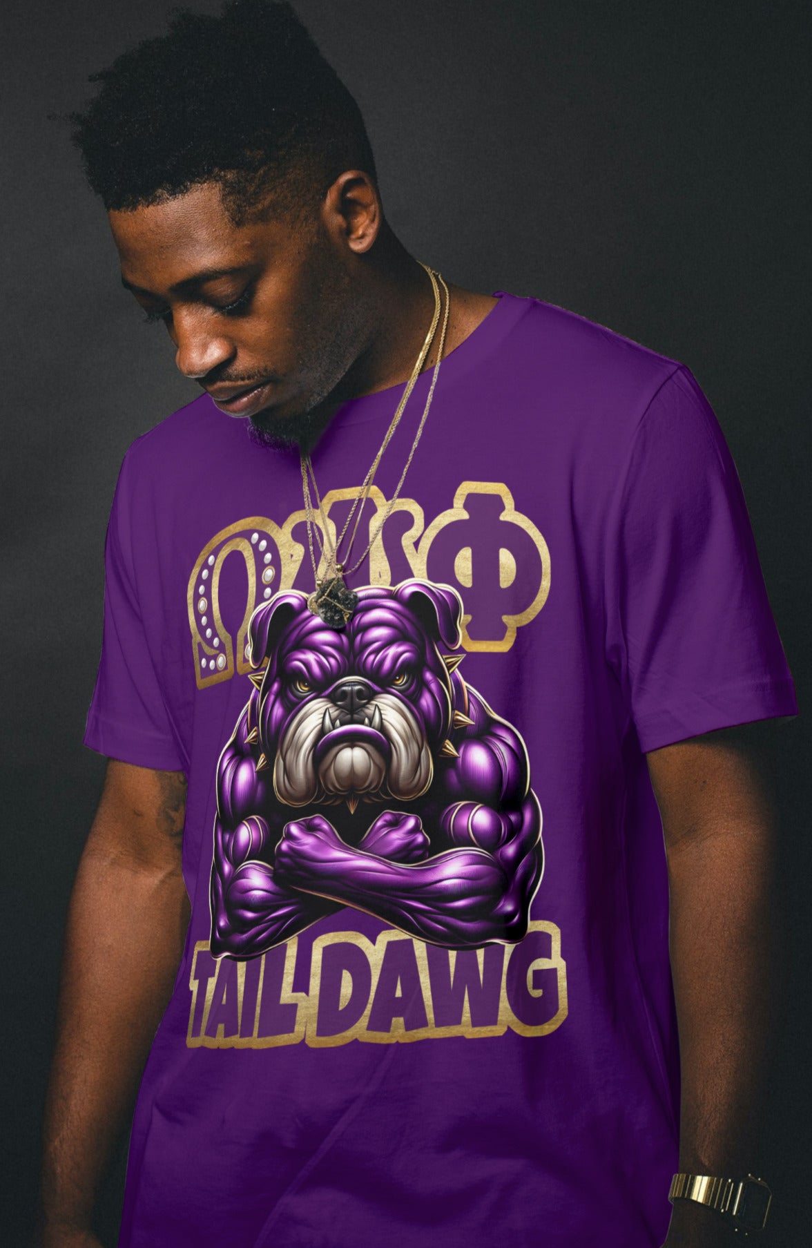 PURPLE DAWG OPPF LINE SHIRT - ALL NUMBERS AVAILABLE SPECIFY YOUR NUMBER image 3