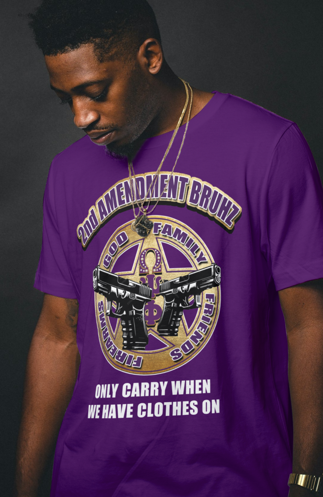 2nd Amendment -Omega Psi Phi Inspired Original Design By Waymaker Designs Inc. image 0
