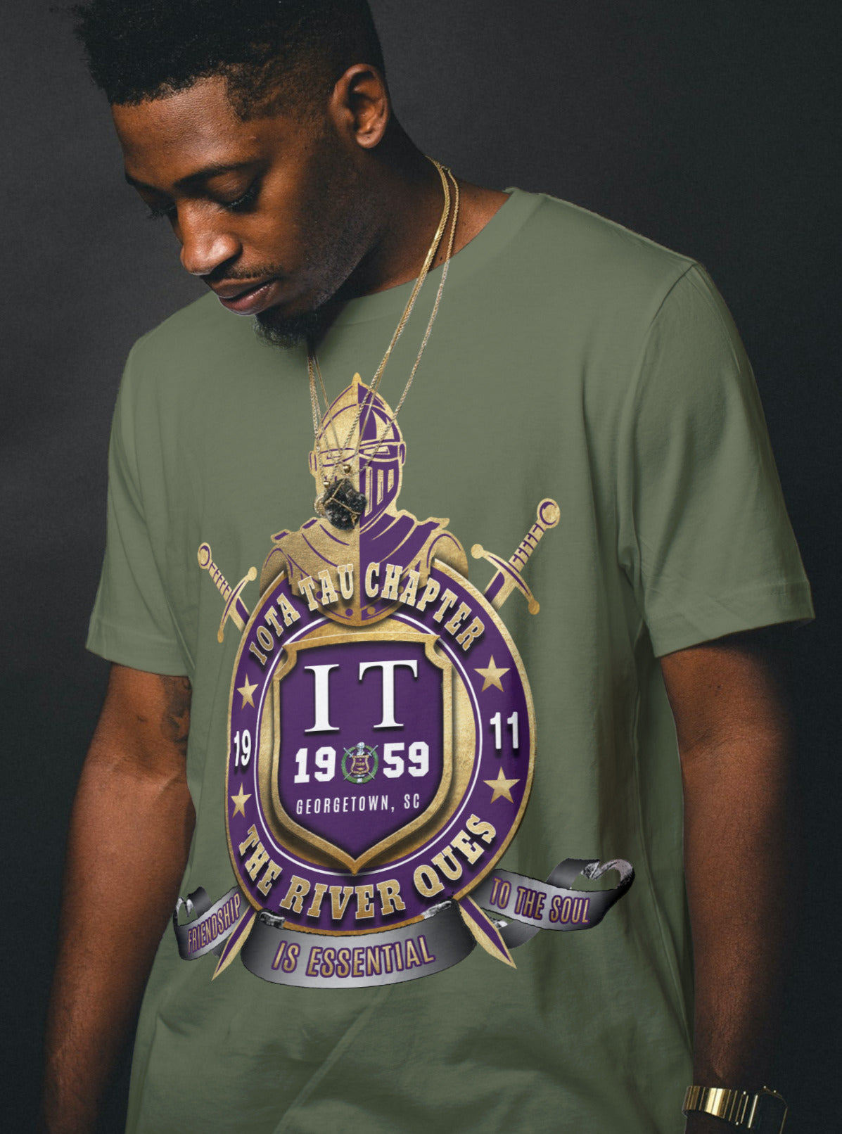 NEW 2026 Omega Psi Phi Chapter Shirt (CUSTOM WITH YOUR CHAPTERS INFORMATION) Ori image 2