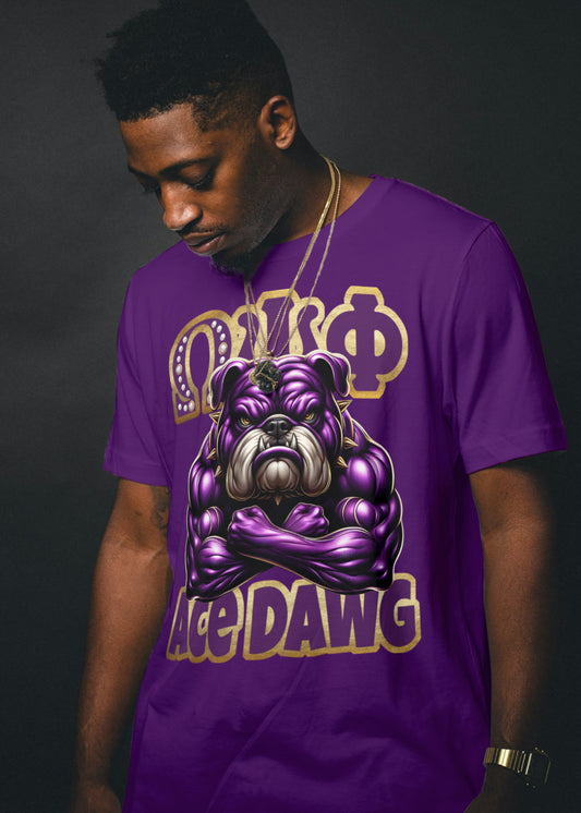 PURPLE DAWG OPPF LINE SHIRT - ALL NUMBERS AVAILABLE SPECIFY YOUR NUMBER image 0