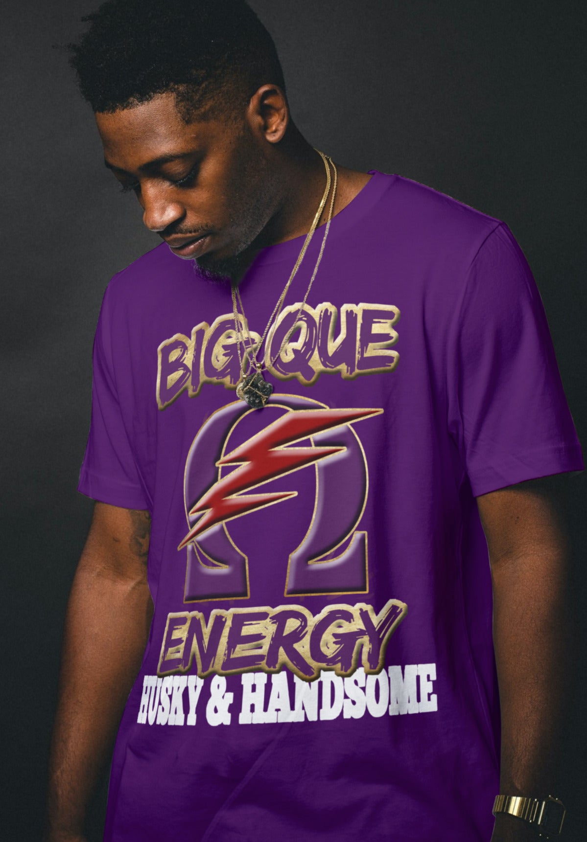 BIG QUE ENERGY Husky & Handsome design by Waymaker Designs Inc. image 0
