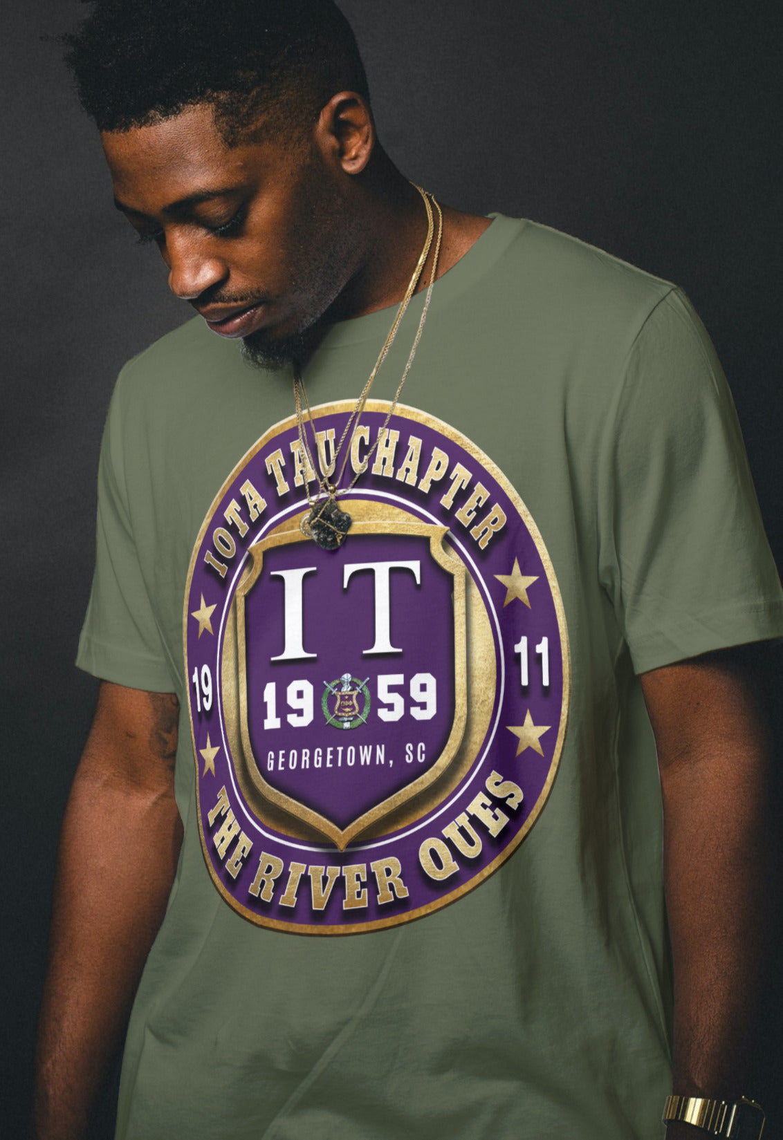 NEW 2026 Omega Psi Phi Chapter Shirt 2.0 (CUSTOM WITH YOUR CHAPTERS INFO. image 2