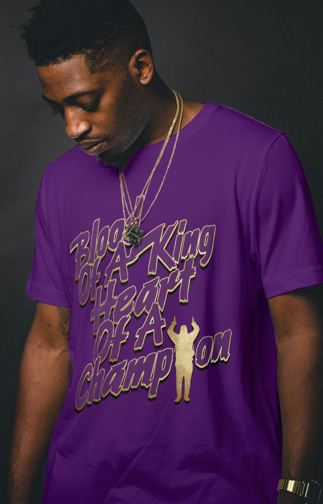 BLOOD OF A KING HEART OF A CHAMPION Design By Waymaker Designs Inc. image 0