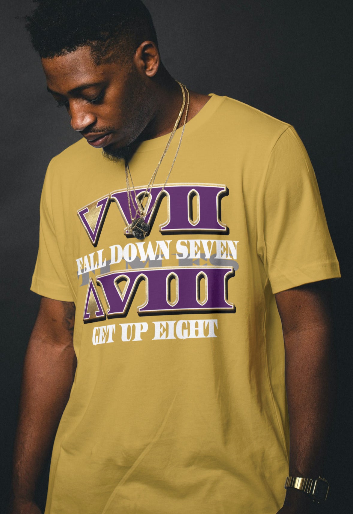 FALL DOWN SEVEN TIMES GET BACK UP EIGHT Design By Waymaker Designs Inc. image 3