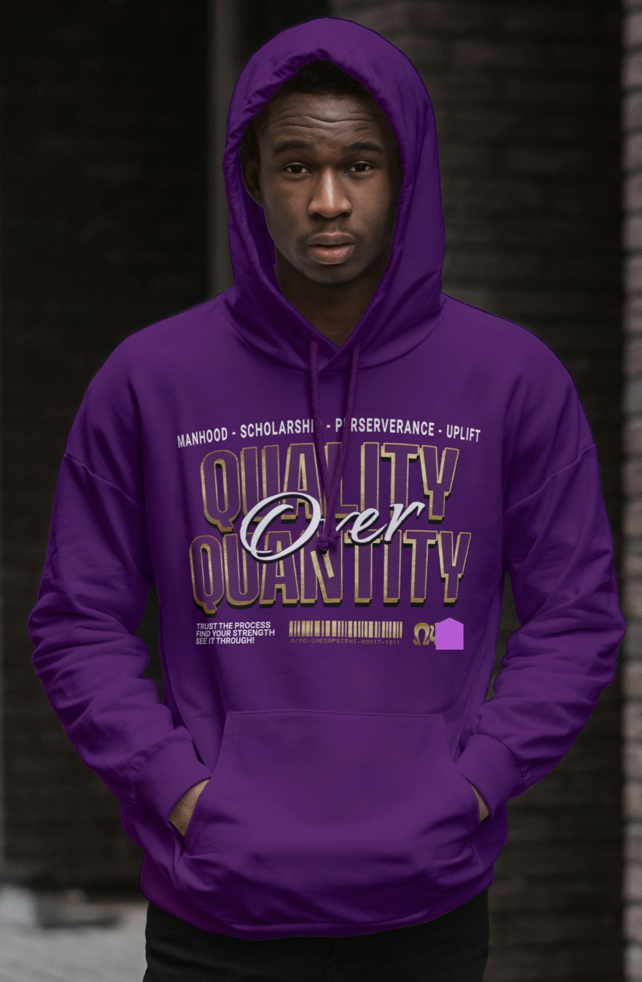 Quality Over Quantity 8 vs. 80 OPPF Shirt design by Waymaker Designs Inc. image 0