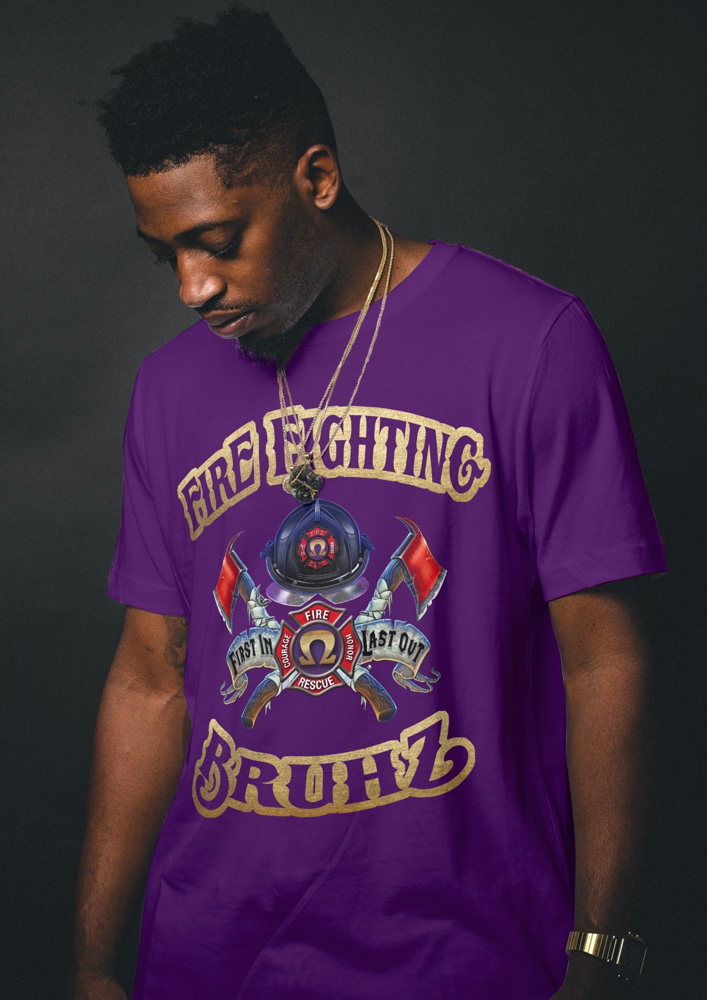 First In Last Out Fire Fighting Bruhz Design by Waymaker Designs Inc  image 0