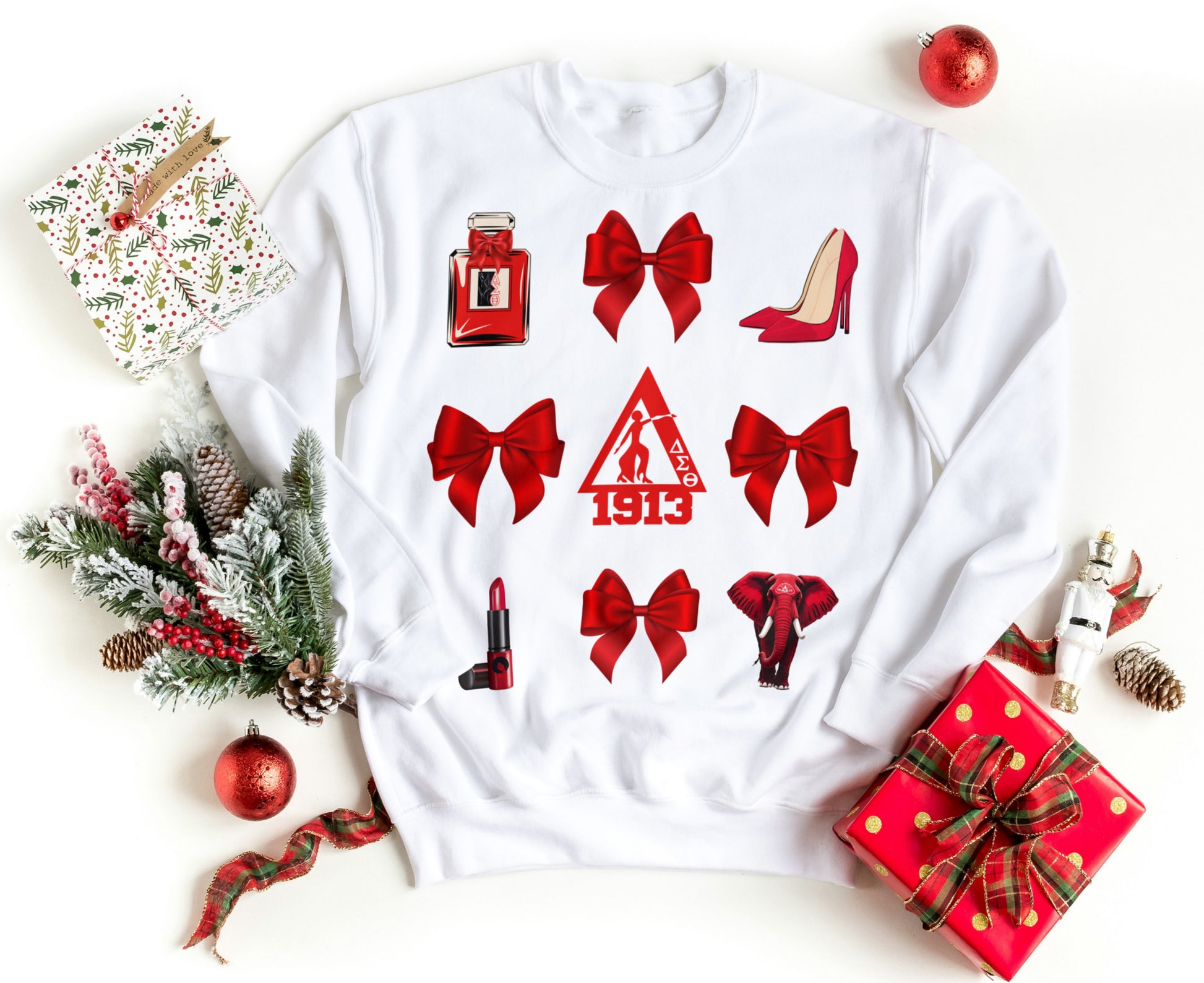 Delta Sigma Theta Coquette Bow Design By Waymaker Designs Inc. image 3