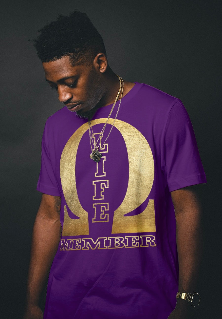 Life Member Design Life Poem on the back of shirt image 0