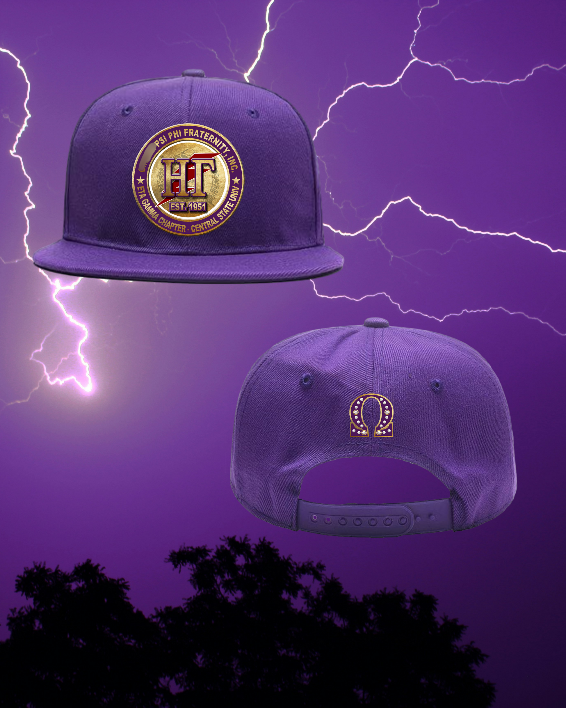 Hats - You choose your design available in Flat Bill Snapback or Flexifit image 2