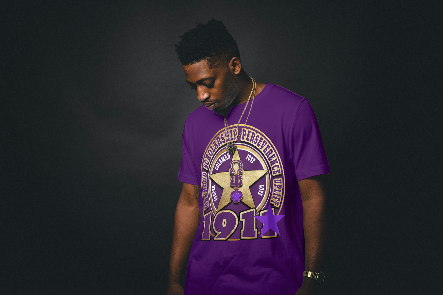 BIG STAR OMEGA PSI PHI SHIRT Original Design By Waymaker Designs Inc.