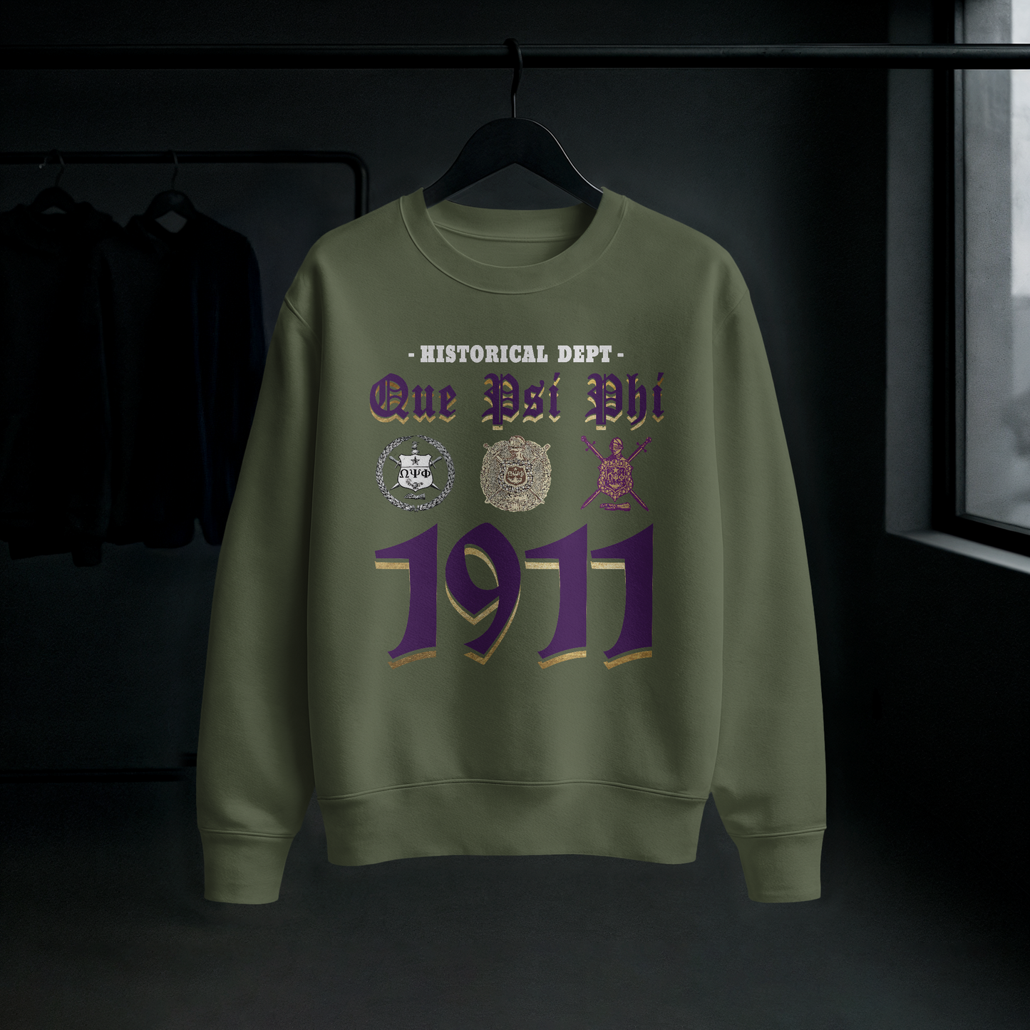 ESCUTCHEONS Omega Psi Phi Shirt Original Design By Waymaker Designs Inc.