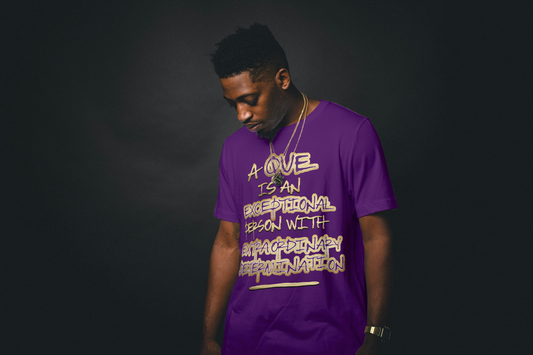 A QUE IS EXTRAORDINARY DETERMINATION OMEGA PSI PHI SHIRT Original Design By Waymaker Designs Inc.