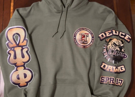 NEW DOUBLE SIDED OVERSIZED CUSTOM CHAPTER LINE SHIRT OMEGA PSI PHI SHIRT Original Design By Waymaker Designs Inc. PLEASE LIST INFORMATION FOR CUSTOMIZATION IN THE ORDER NOTE BOX ON THE CHECK OWT PAGE. PRODUCT DESCRIPTION LIST THE INFORMATION NEEDED.