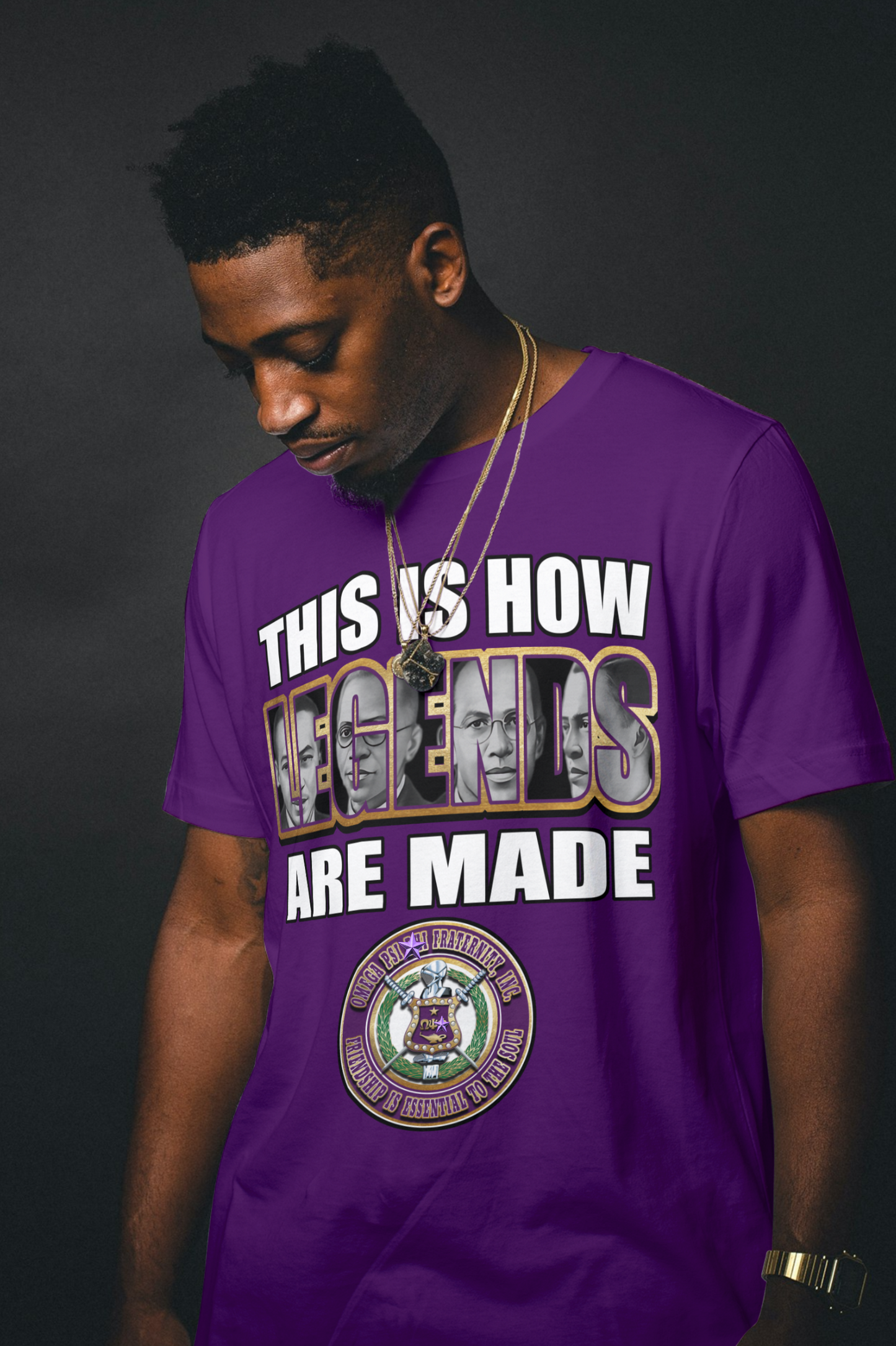 THIS IS HOW LEGENDS ARE MADE Omega Psi Phi Shirt Original Design By Waymaker Designs Inc.