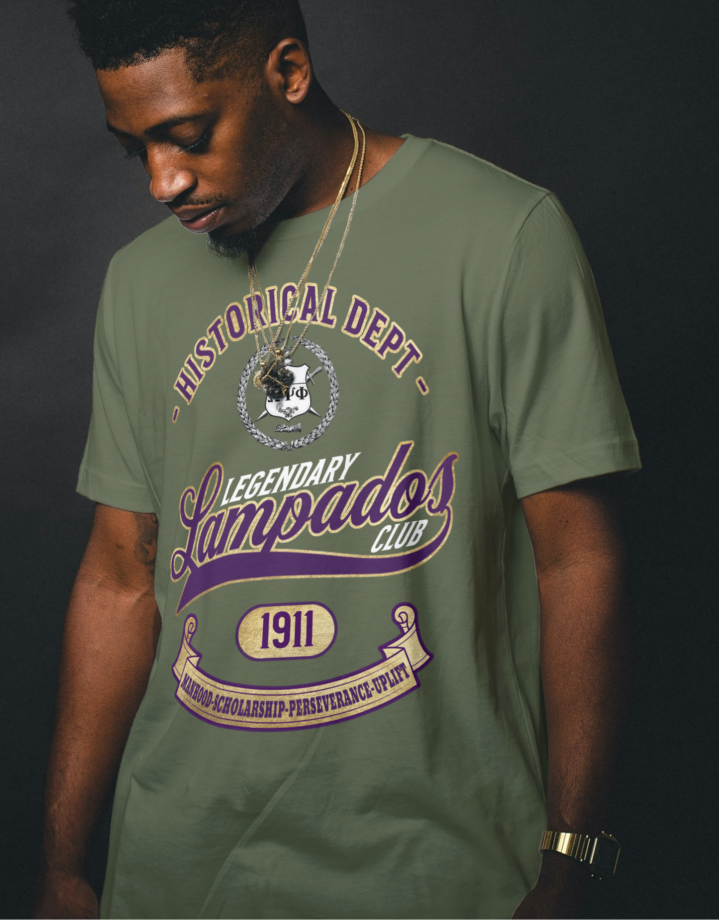 Legendary Lampados Omega Psi Phi Shirt Original Design By Waymaker Designs Inc.