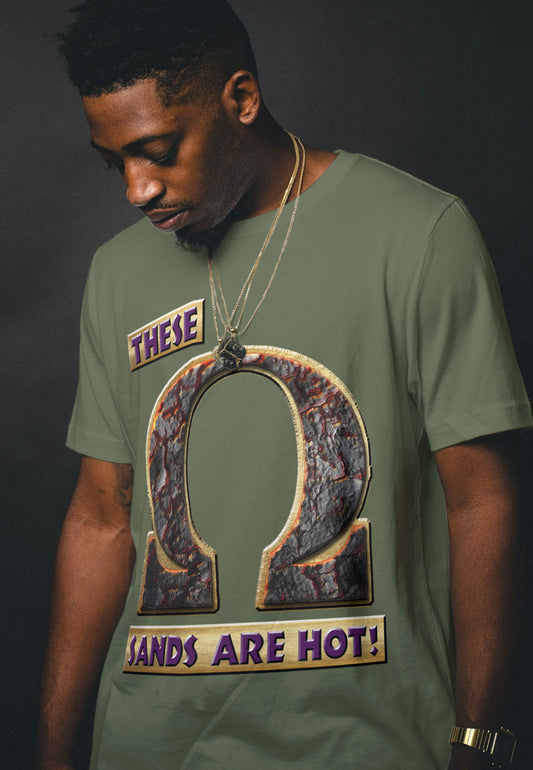 THESE SANDS ARE HOT OPPF SHIRT design by Waymaker Designs Inc. image 1