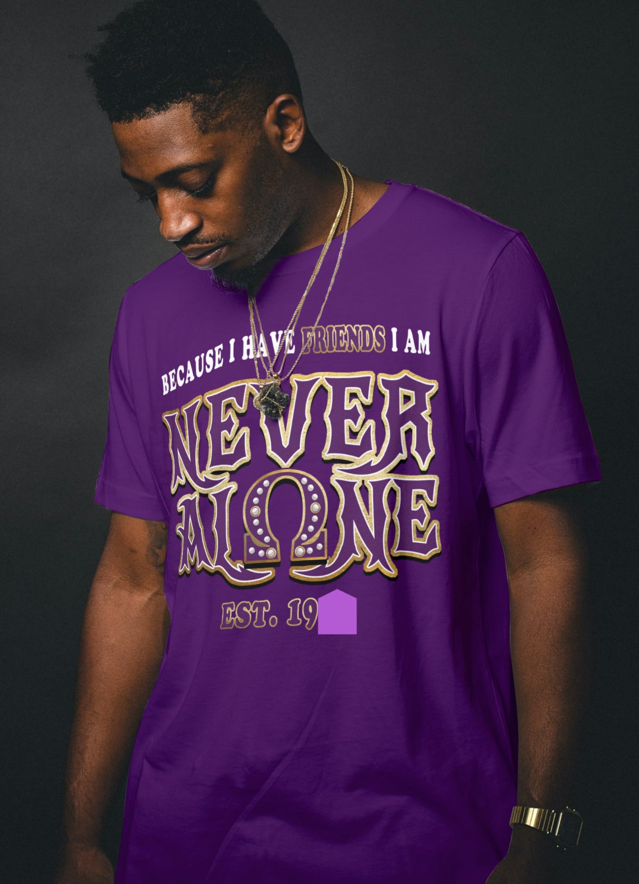 NEVER ALONE OPPF SHIRT design by Waymaker Designs Inc. image 0