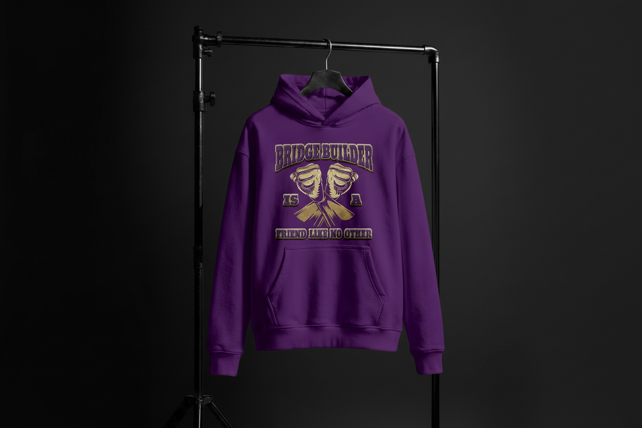 BRIDGE BUILDER Omega Psi Phi Shirt Designed by Waymaker Designs Inc.