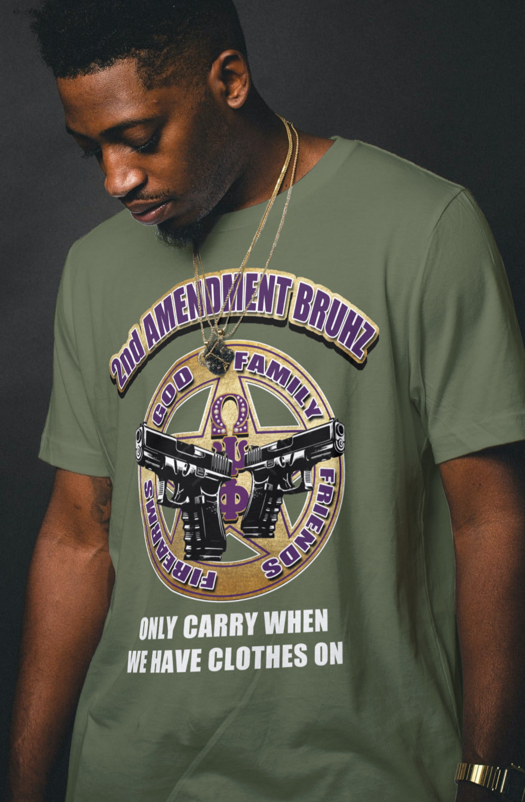 2nd Amendment -Omega Psi Phi Inspired Original Design By Waymaker Designs Inc. image 1
