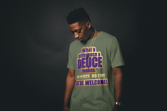 Deuce the Difference Maker Omega Psi Phi Shirt Original Design By Waymaker Designs Inc.