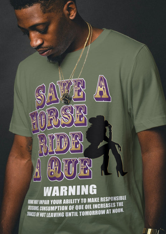 SAVE A HORSE RIDE A QUE DESIGN BY WAYMAKER DESIGNS INC. image 1