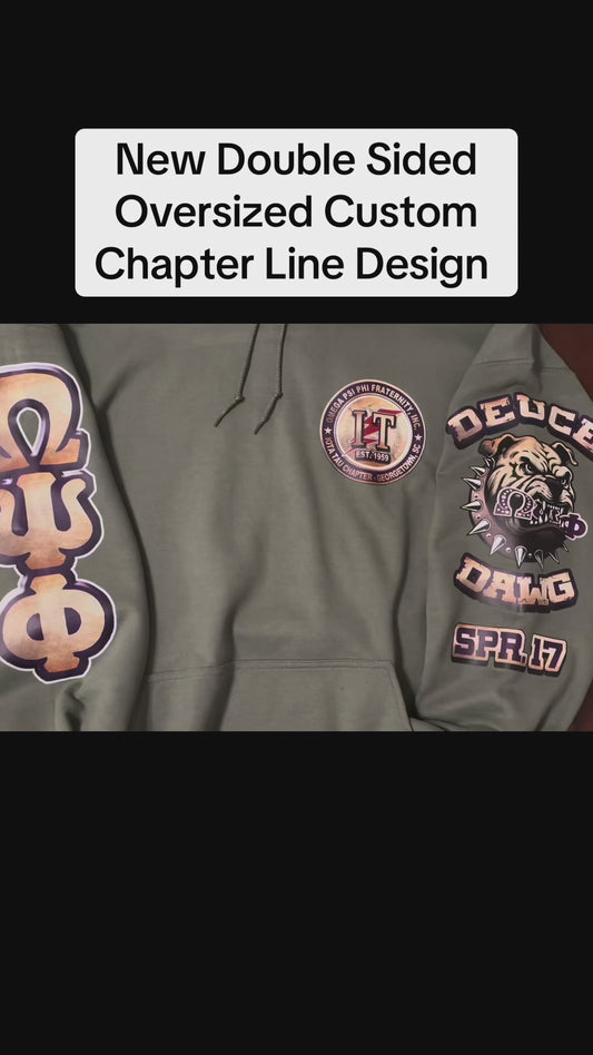 NEW DOUBLE SIDED OVERSIZED CUSTOM CHAPTER LINE SHIRT OMEGA PSI PHI SHIRT Original Design By Waymaker Designs Inc. PLEASE LIST INFORMATION FOR CUSTOMIZATION IN THE ORDER NOTE BOX ON THE CHECK OWT PAGE. PRODUCT DESCRIPTION LIST THE INFORMATION NEEDED.